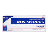 Dukal NonSterile Nonwoven Sponge, 4 x 4 Inch